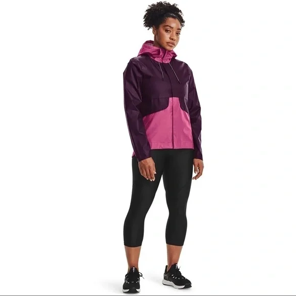 Under Armour Water Proof Jacket Stormproof Cloudstrike Shell Jacket Fitted Small